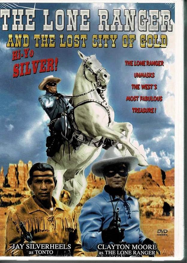 A movie poster with a person riding a horse

Description automatically generated