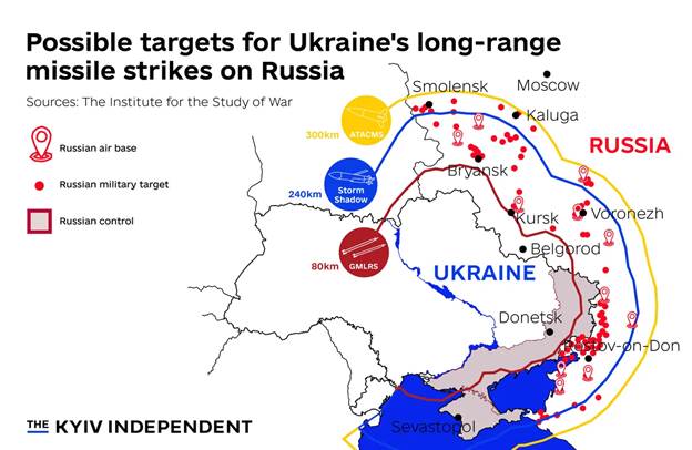 A map of ukraine with red and blue circles and black text

Description automatically generated